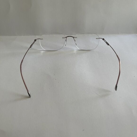 Silhouette Eyeglasses Titan 7534 40 5077 Rimless Austria Frames Only Pink 19-140 - Picture 5 of 6
